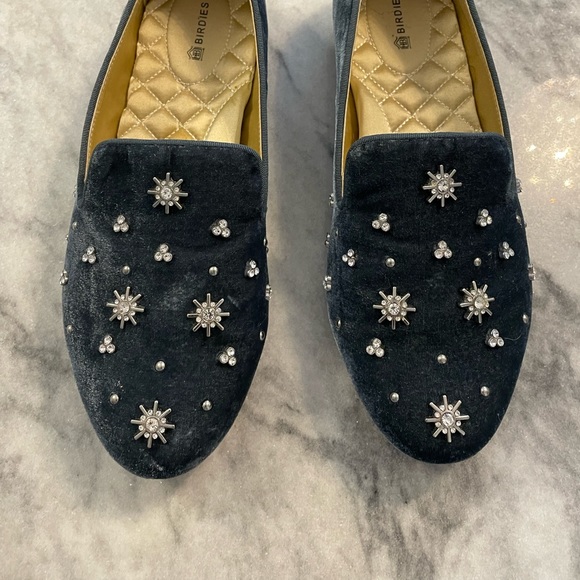 Birdies Shoes - Birdies Ocean blue slippers